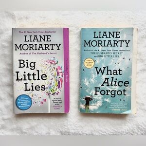 Liane Moriarty Book Pack, Little Big Lies, What Alice Forgot, Fiction Paperback